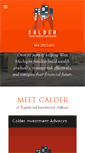 Mobile Screenshot of calderadvisors.com